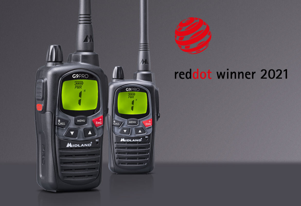 G9 PRO WINNER OF THE 2021 RED DOT AWARD